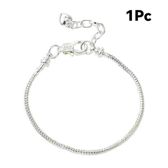 1изготовление браслетов из латуни в европейском стиле, с железной цепью удлинителя