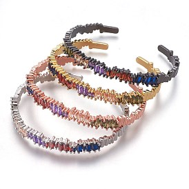 Brass Cuff Bangles, with Cubic Zirconia