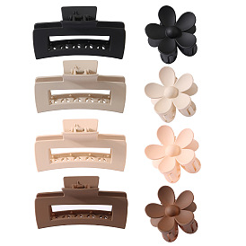 Fashionable Matte Plastic Claw Clip Crown - European and American Style, Commuting.