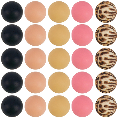 Круглые силиконовые фокусные бусины