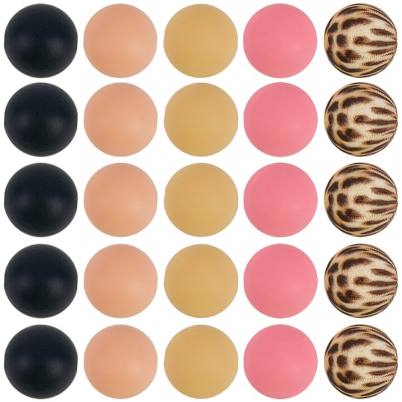 Круглые силиконовые фокусные бусины