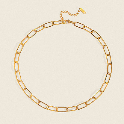 Европейские 7мм 304 цепочки-скрепки из нержавеющей стали для женщин