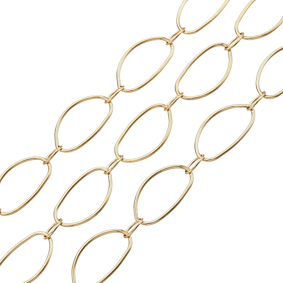 10М-ионное покрытие (IP) 304Цепи с овальными звеньями из нержавеющей стали, плазменная полировка, пайки, с катушкой