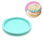 DIY Food Grade Silicone Molds, Cake Pan Molds, For DIY Chiffon Cake Bakeware, Flat Round