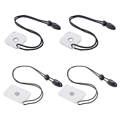 4шт 2 стили акриловое сигнальное зеркало, Зеркало-отражатель для спасения и выживания, для улицы