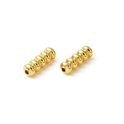 SHEGRACE Brass Beads, Cadmium Free & Nickel Free & Lead Free, Column