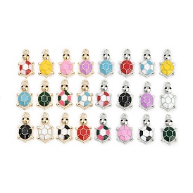 Подвески из эмали и сплава, черепахи очарование