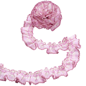 5mètres de garniture à volants en polyester, pour les vêtements de poupée, accessoires de déguisement lolita