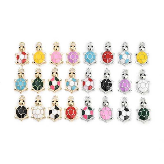 Подвески из эмали и сплава, черепахи очарование