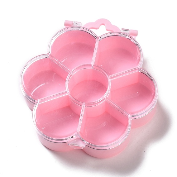 Plastic Bead Containers, Candy Treat Gift Box, for Wedding Party Packing Box, Flower
