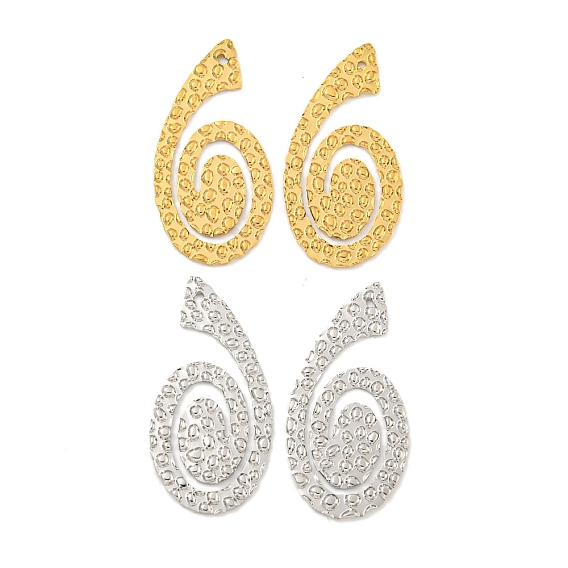 Ионное покрытие (ip) 304 подвески из нержавеющей стали, номер 6 очарование