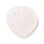 Natural Quartz Crystal Cup Mats, Teardrop