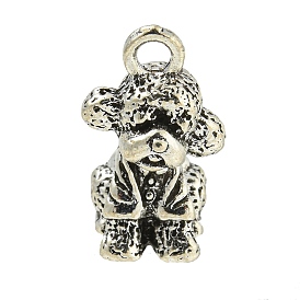 Tibetan Style Alloy Pendants, Cadmium Free & Lead Free, Antique Silver