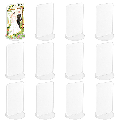12 Présentoirs en acrylique vierges pour transfert thermique photo (pièces), rectangle