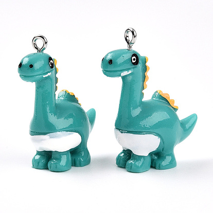 Подвески из смоляного железа, динозавр
