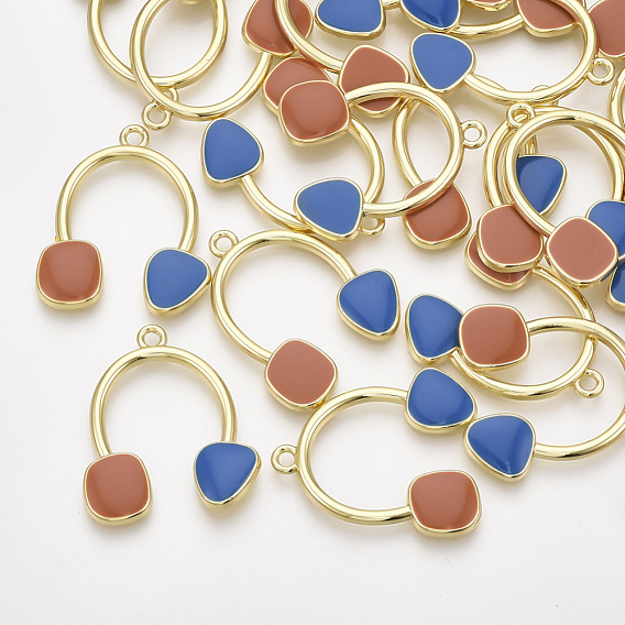 Alloy Pendants, with Enamel