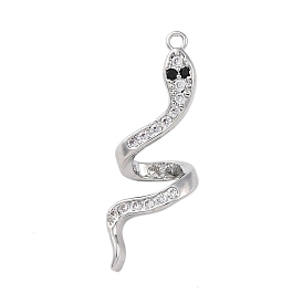 Латунные микро проложить кубического циркония подвески, без кадмия, без никеля и без свинца, змеиные чары