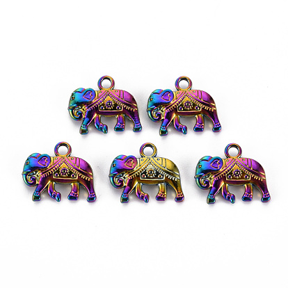 Alloy Pendants, Cadmium Free & Nickel Free & Lead Free, Elephant
