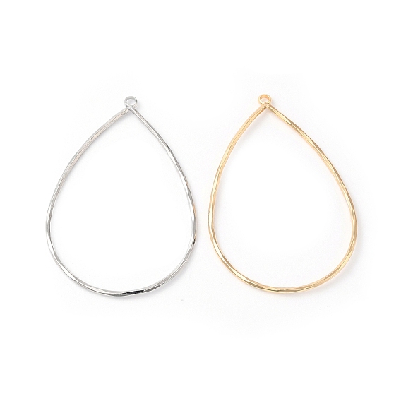 Латунные подвески с открытой спинкой, без никеля , для diy уф смолы, слеза