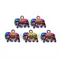 Alloy Pendants, Cadmium Free & Nickel Free & Lead Free, Elephant
