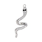 Латунные микро проложить кубического циркония подвески, без кадмия, без никеля и без свинца, змеиные чары