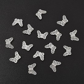 30 бусины из сплава в тибетском стиле, бабочка