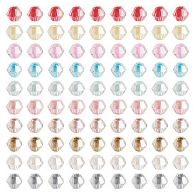 1420 шт 10 цвет стеклянный бисер, внутри цветов, двухконусные