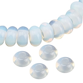 Perles européennes de pierres précieuses sunnyclue, Perles avec un grand trou   , rondelle