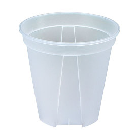 Plastic Round Planter with Tray, Flower Pots