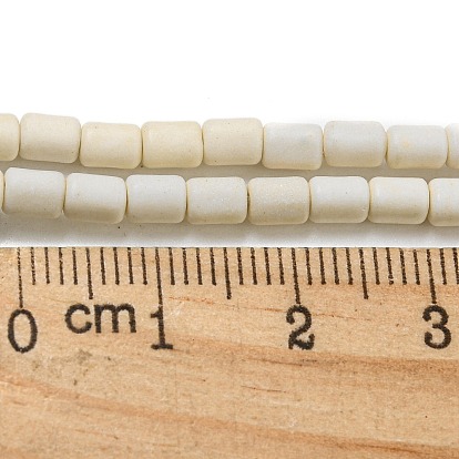 Synthetic Howlite Beads Strands, Column