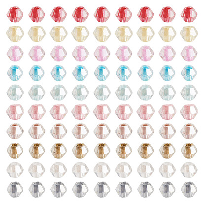 1420 шт 10 цвет стеклянный бисер, внутри цветов, двухконусные