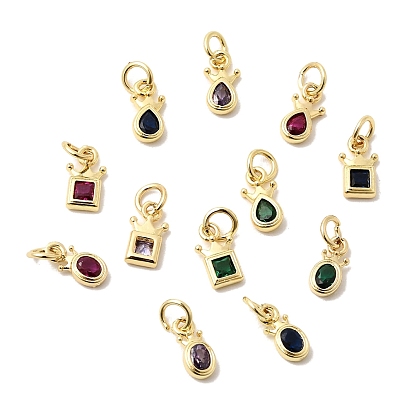 Латунь прелести циркония кубической, без кадмия и без свинца, реальный 18 k позолоченный, долговечный