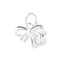 925 подвески в виде бантика из стерлингового серебра, с прыжковых колец