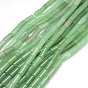 Natural Gemstone Green Aventurine Beads Strands, Dyed, Column