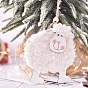 Wool Felt Ornaments, Hanging Decorations, for Easter Party Home Decoration, Sheep