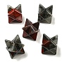 Natural African Bloodstone Beads, No Hole/Undrilled, Merkaba Star