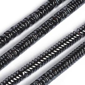 Non-magnetic Synthetic Hematite Beads Strands, Faceted