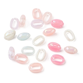 Непрозрачные акриловые быстроразъемные соединения, с покрытием AB цвета, овальные