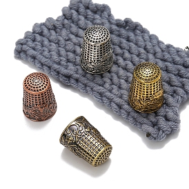 Metal Sewing Thimble Finger Protector, Adjustable Finger Shield Protector, DIY Sewing Tools