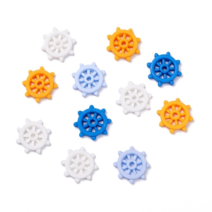 Opaque Resin Cabochons, Navy Style, Helm