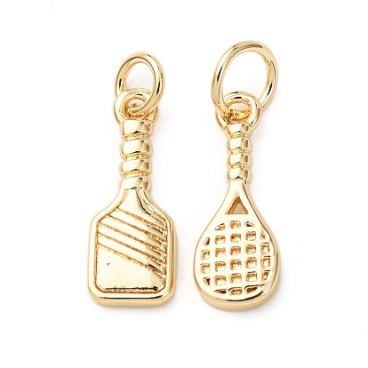 Латунные подвески, прелести ракетки, без кадмия и без свинца, стойки покрытие, долговечный, с целью перехода в кольце