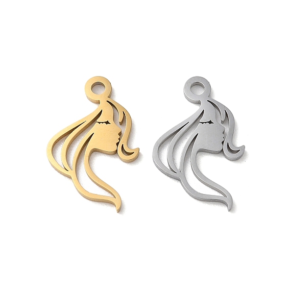 Ионное покрытие (ip) 304 подвески из нержавеющей стали, лазерная резка, женские прелести