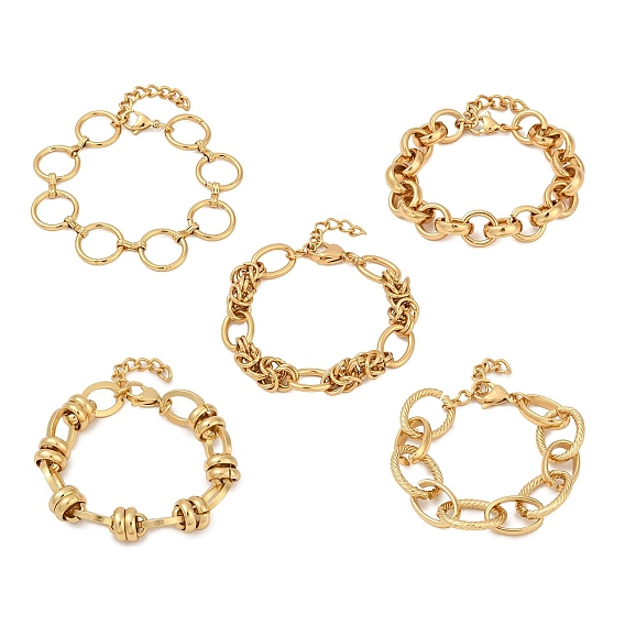 304 браслеты-цепочки из нержавеющей стали для женщин