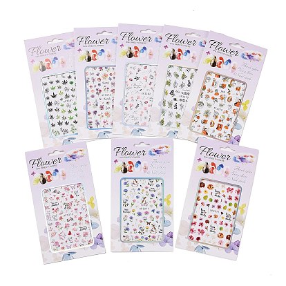 Nail Art Stickers Decals, Self Adhesive, for Nail Tips Decorations