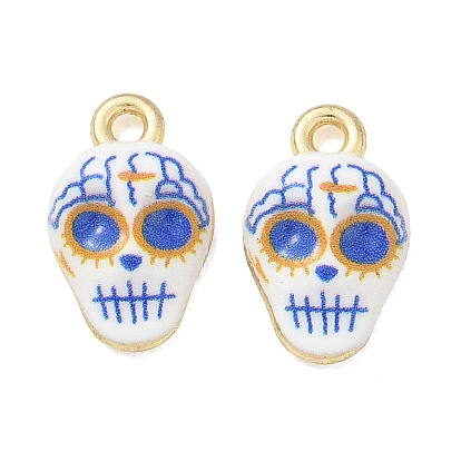 Подвески из эмали и сплава, череп прелести, долговечный