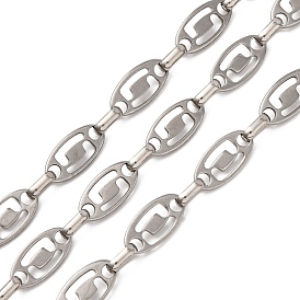 304 цепи овальные из нержавеющей стали, несварные