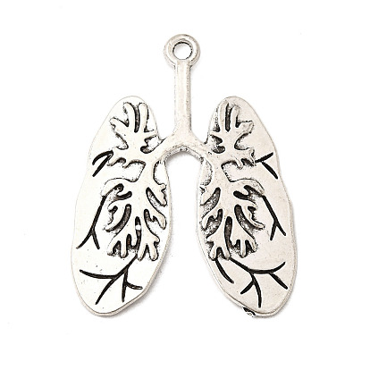 Сплавочные подвески тибетского стиля, амулеты на легкие, без свинца и без кадмия