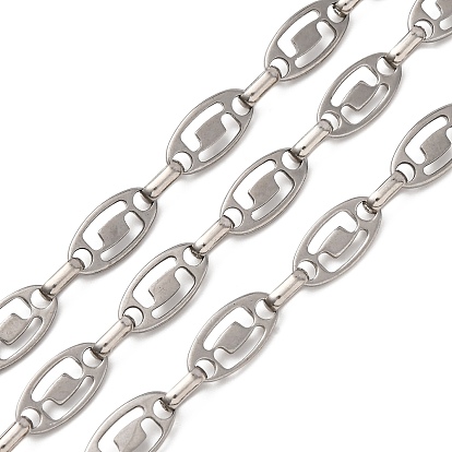 304 цепи овальные из нержавеющей стали, несварные