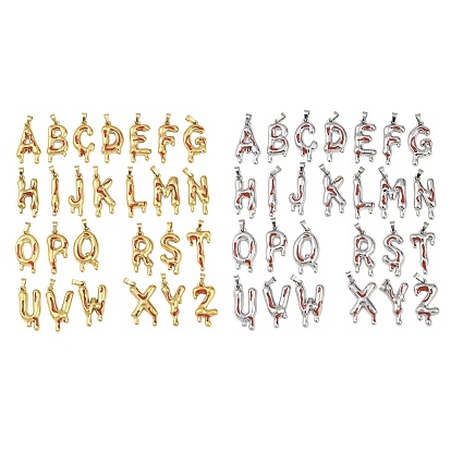 304 нержавеющей стальной эмали подвески, 26 буквы