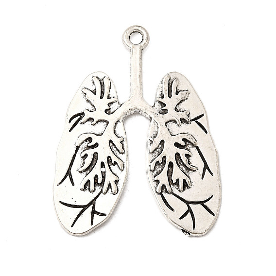 Сплавочные подвески тибетского стиля, амулеты на легкие, без свинца и без кадмия